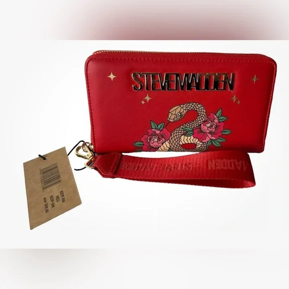 Steve Madden Red Women's Wallet - Picture 2 of 9